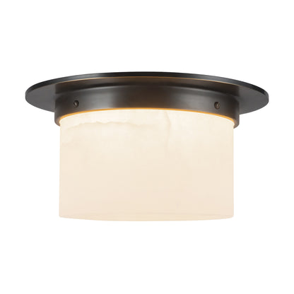 Mineral 11" Black Flush Mount