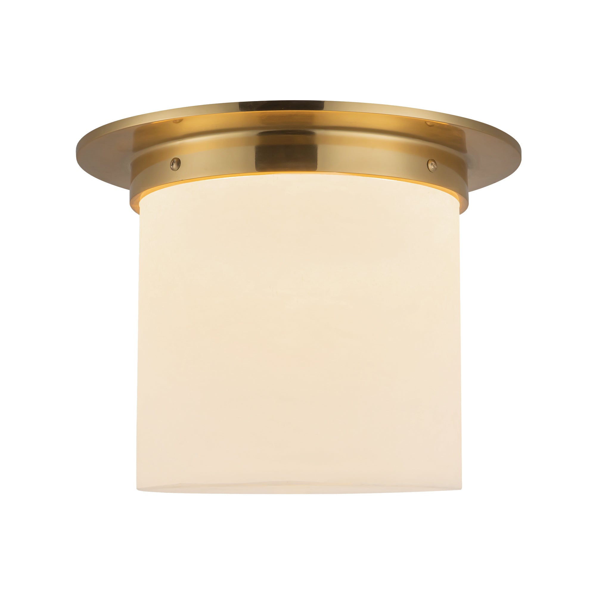 Mineral 11" Brass Flush Mount