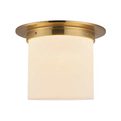 Mineral 11" Brass Flush Mount