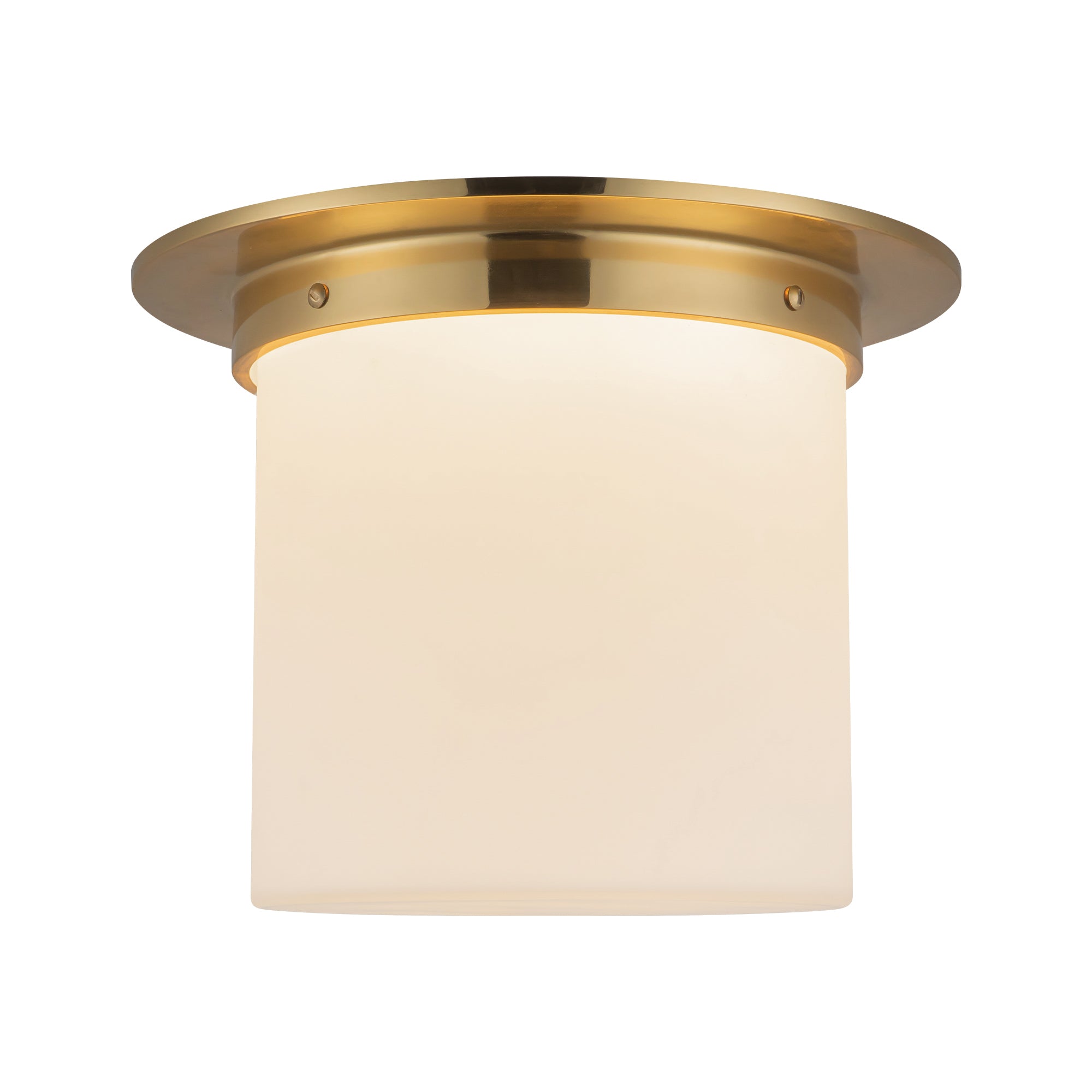Mineral 11" Brass Flush Mount