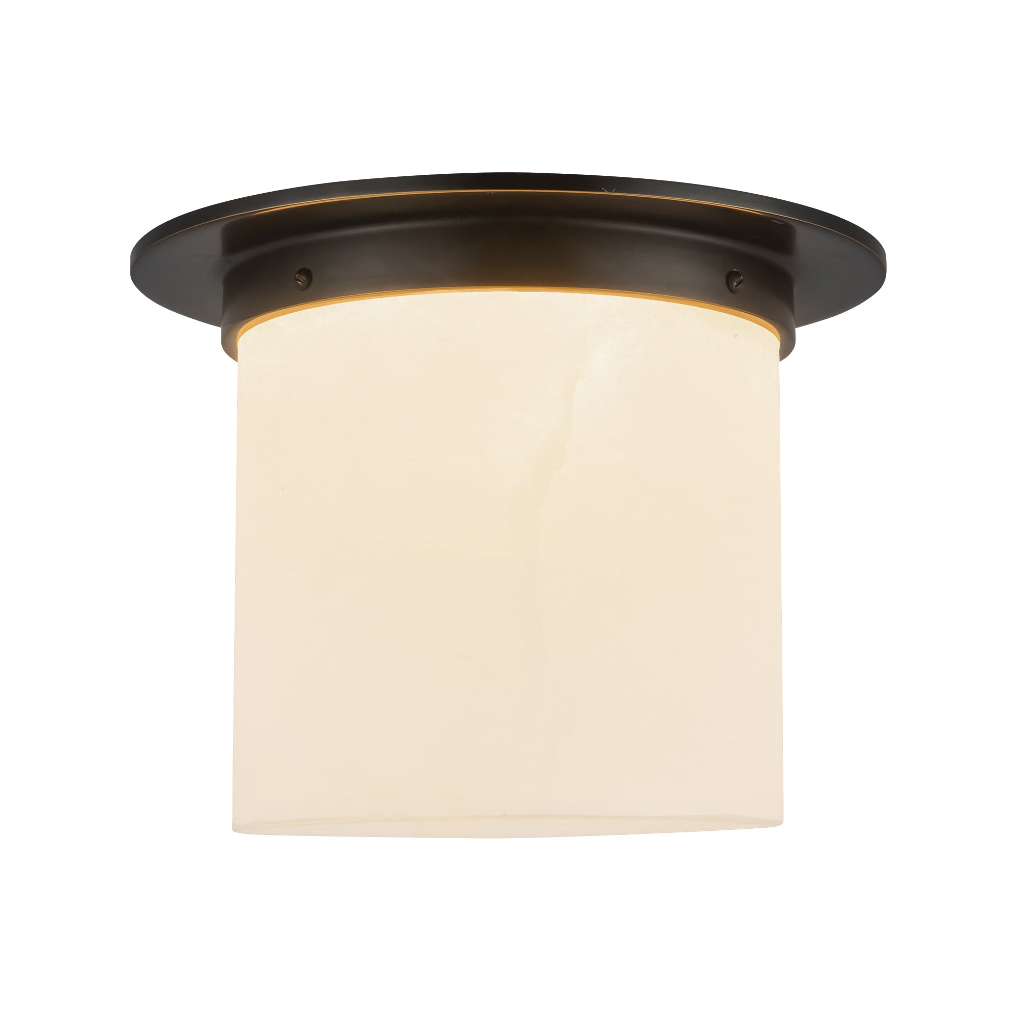 Mineral 11" Black Flush Mount