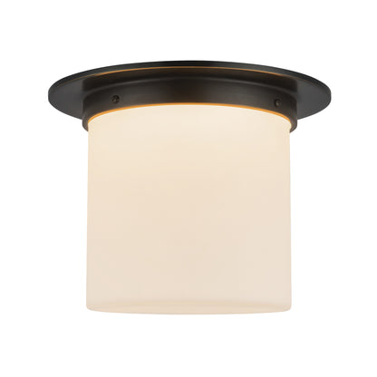 Mineral 11" Black Flush Mount