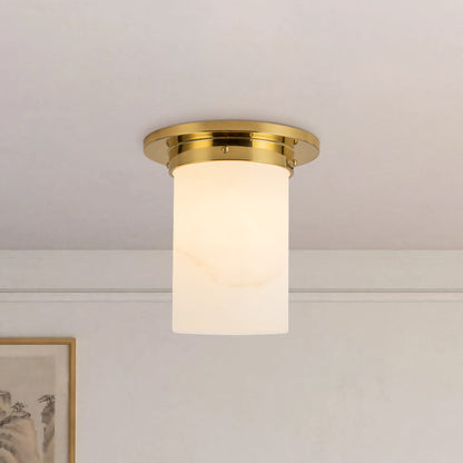 Mineral 8" Brass Flush Mount
