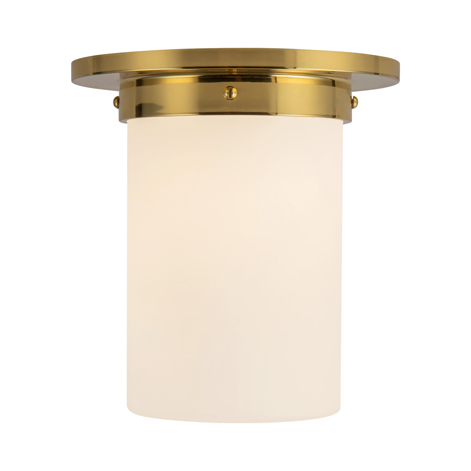 Mineral 8" Brass Flush Mount