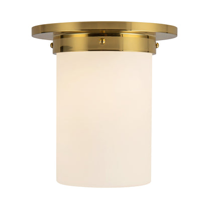 Mineral 8" Brass Flush Mount