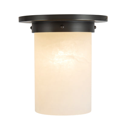 Mineral 8" Black Flush Mount