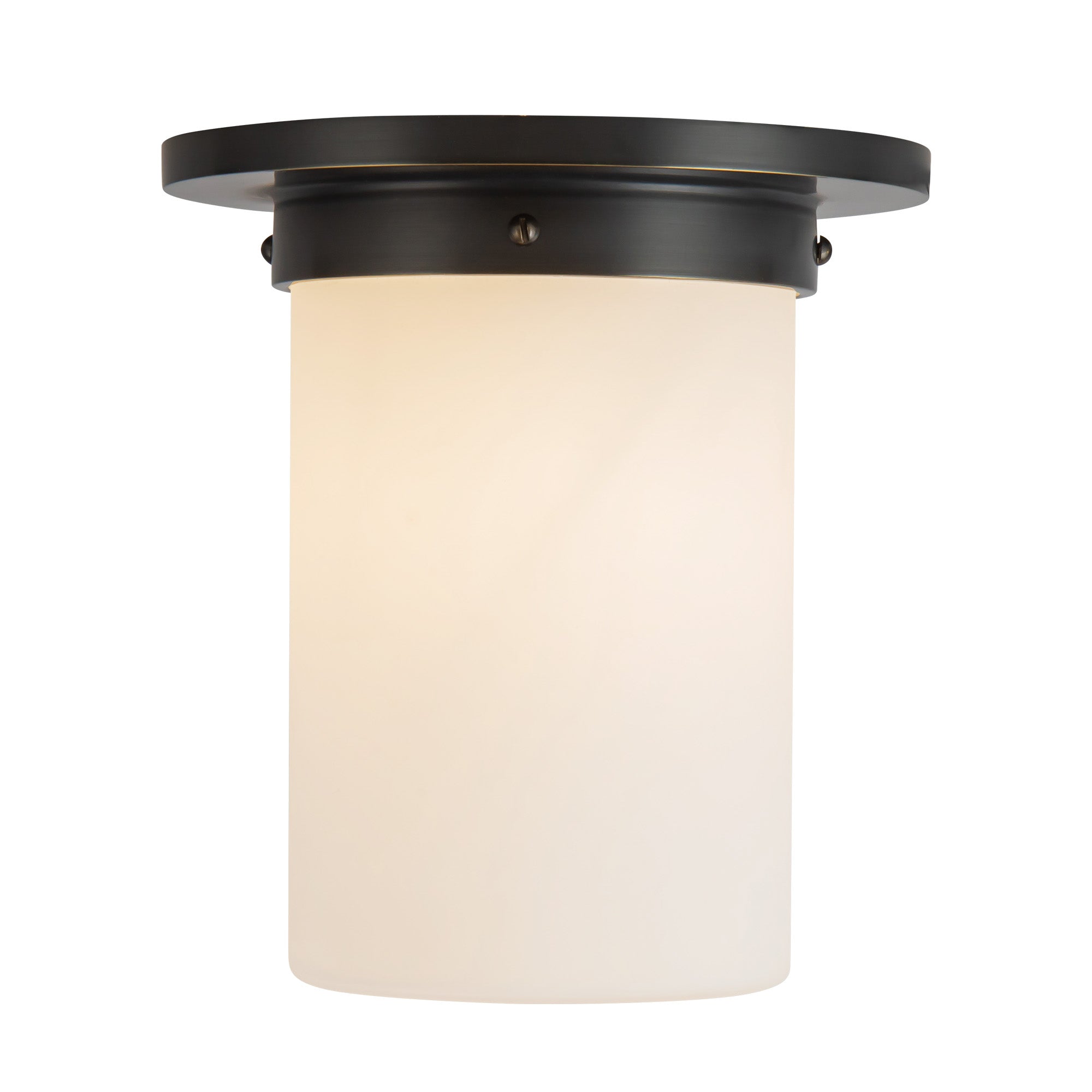 Mineral 8" Black Flush Mount