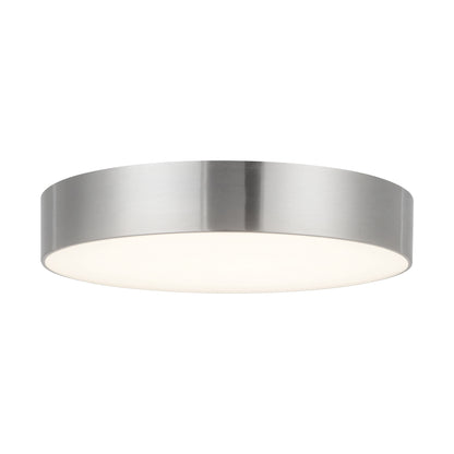 Musa 8" Silver dimmable LED Flush Mount