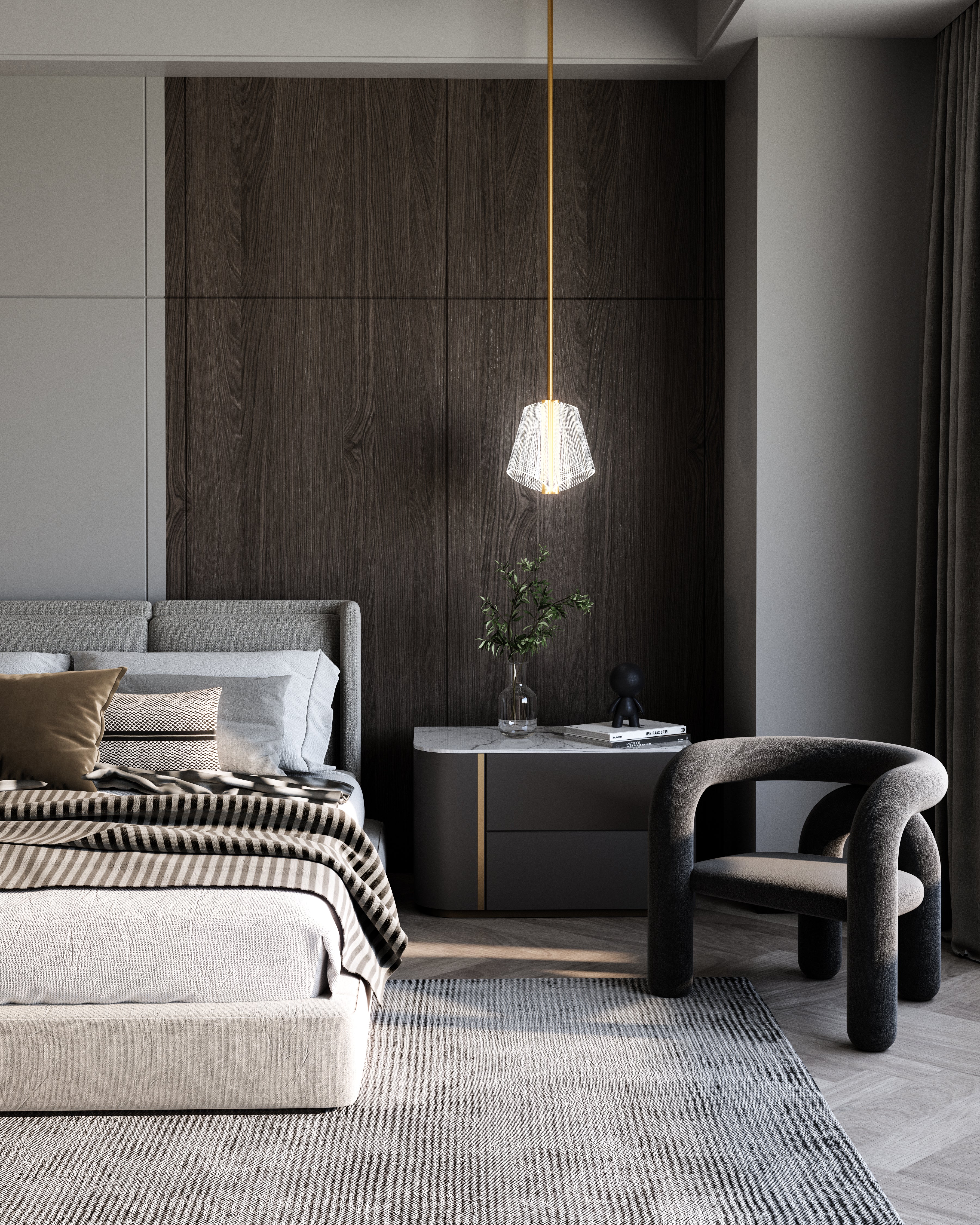Mulberry 11" LED Pendant