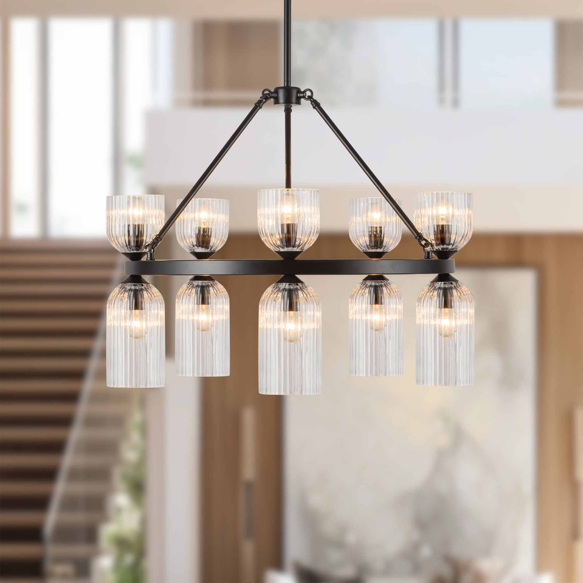 Nelly 26" Socket Chandelier