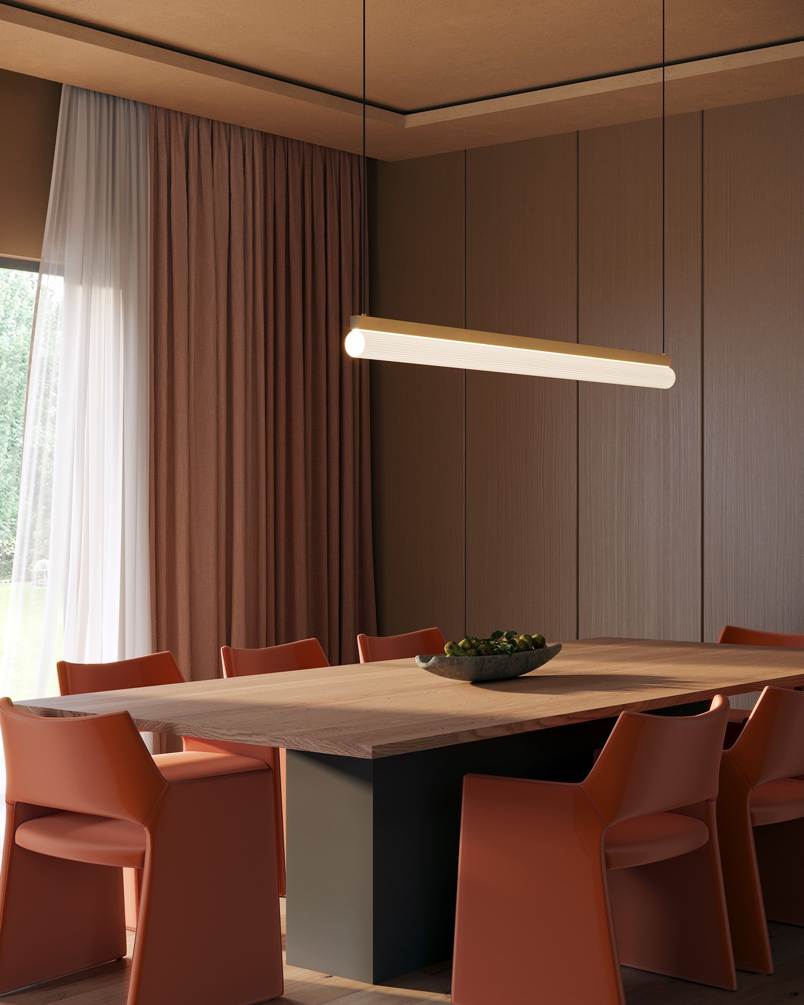 Nio 45" dimmable LED Linear Pendant