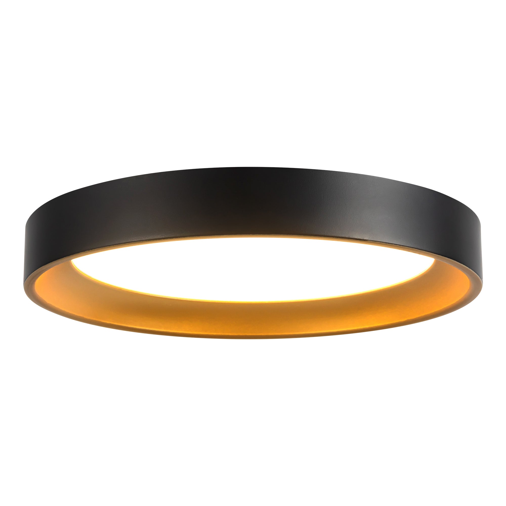 Nix 9" Black dimmable LED Flush Mount