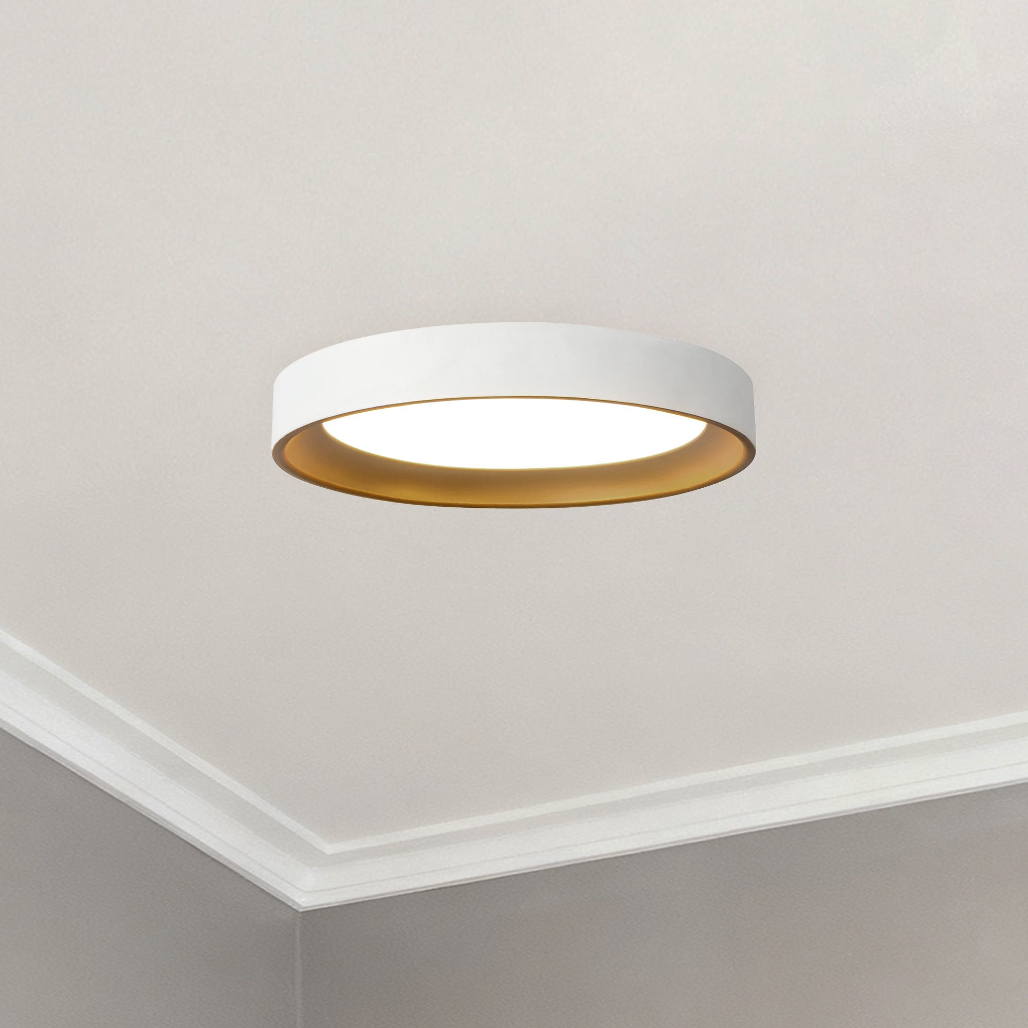Nix 9" dimmable LED Flush Mount