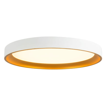 Nix 12" White dimmable LED Flush Mount