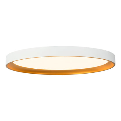 Nix 15" White dimmable LED Flush Mount