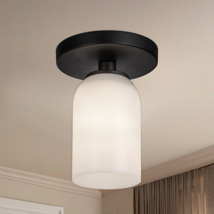 Nola 4" 1 Light Semi-Flush
