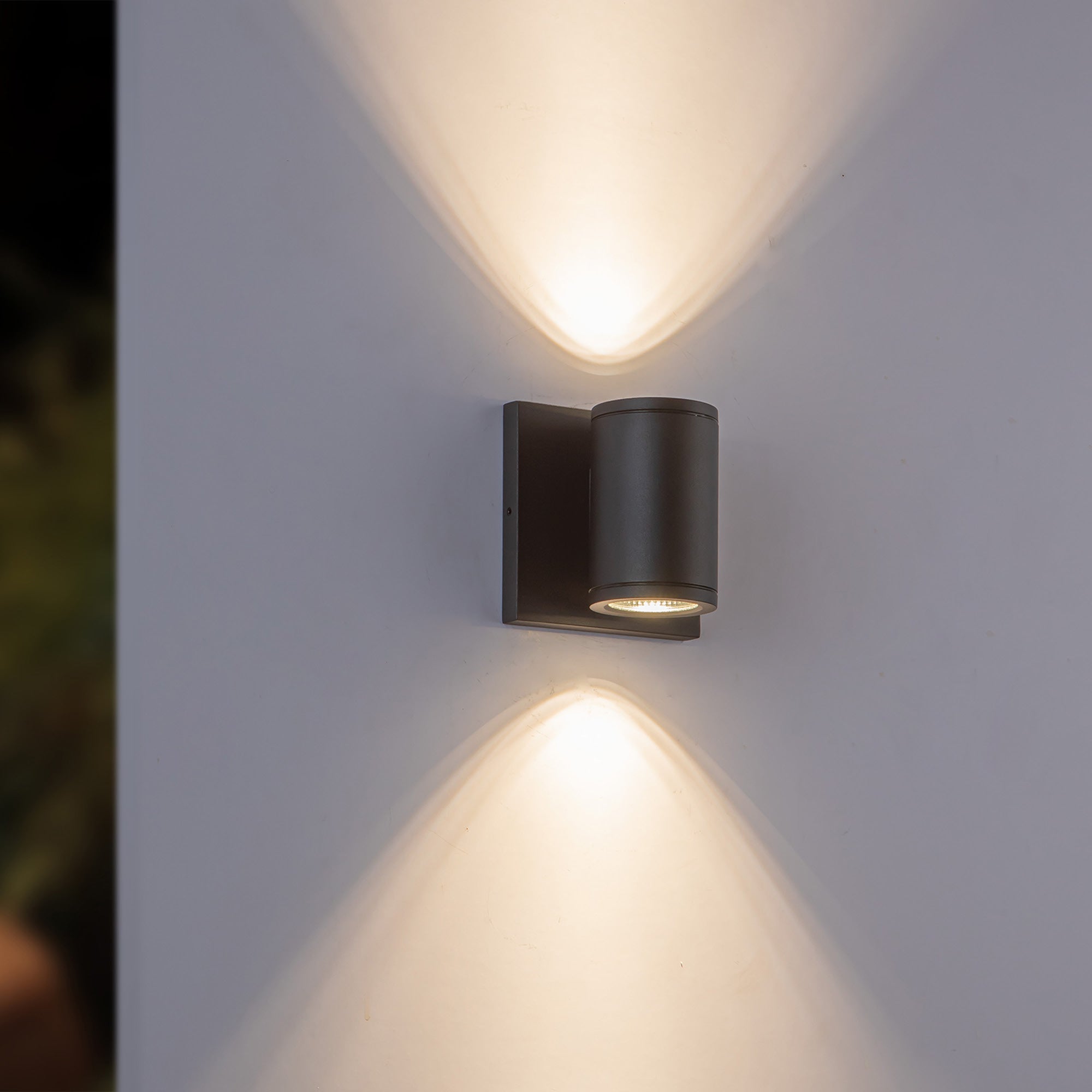 Nordic 4" (2" Dia.) LED Exterior Wall