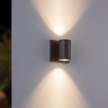 Nordic 4" (2" Dia.) LED Exterior Wall