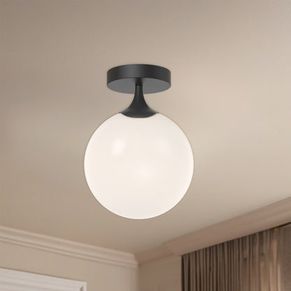 Nouveau 8" 1 Light Flush Mount