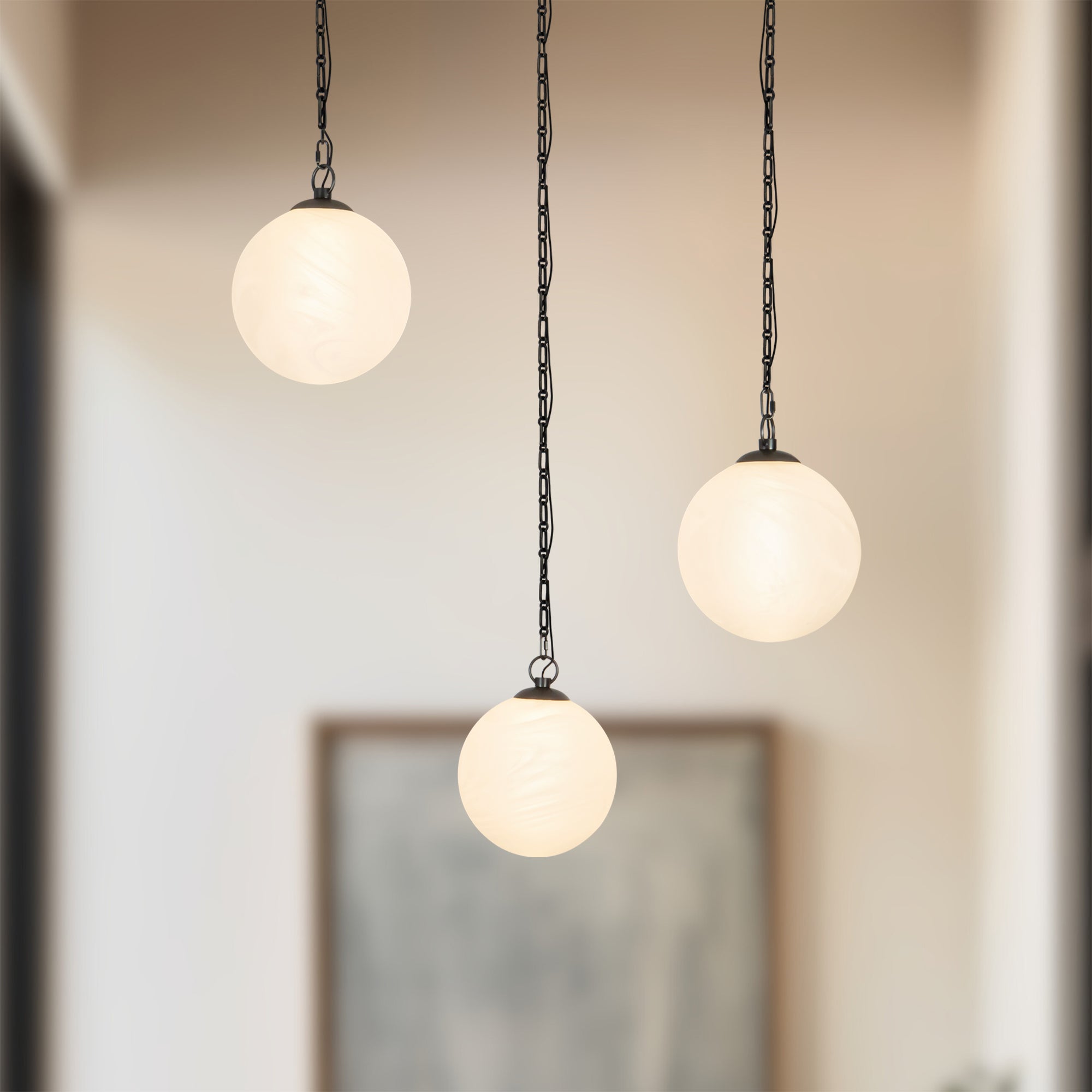 Petra 3 dimmable LED Chandelier