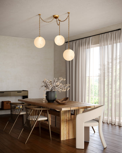 Petra 3 dimmable LED Chandelier