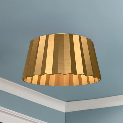 Plisse Flush Mount