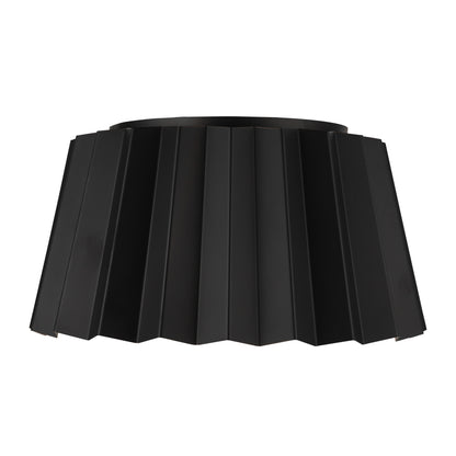 Plisse Flush Mount