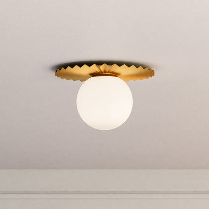 Plume 12" 1 Light Flush Mount