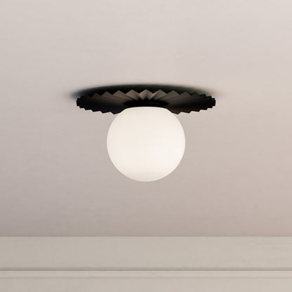 Plume 12" 1 Light Flush Mount