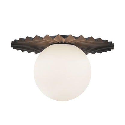Plume 14" 1 Light Flush Mount