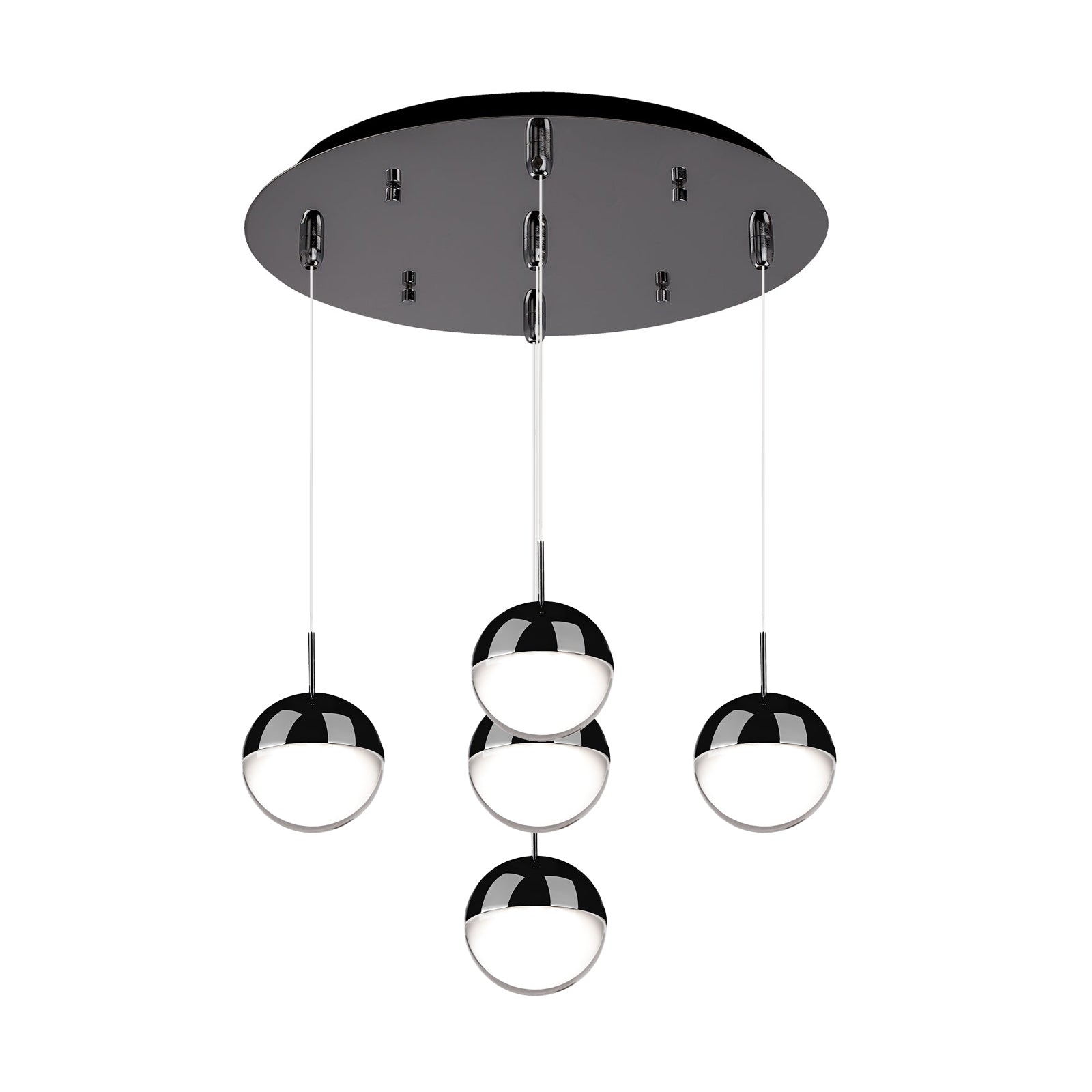 Pluto 14" 5-Light Multi Pendant