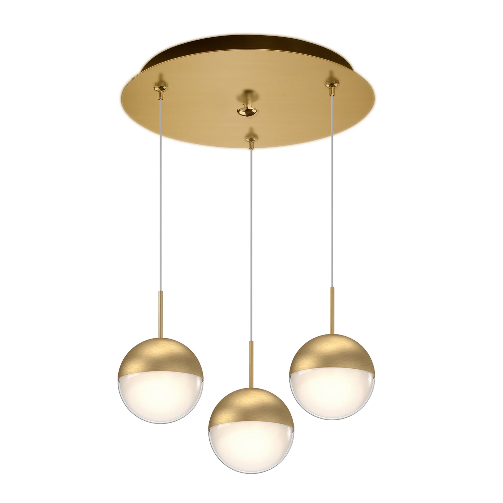 Pluto 12" 3-Light Multi Pendant