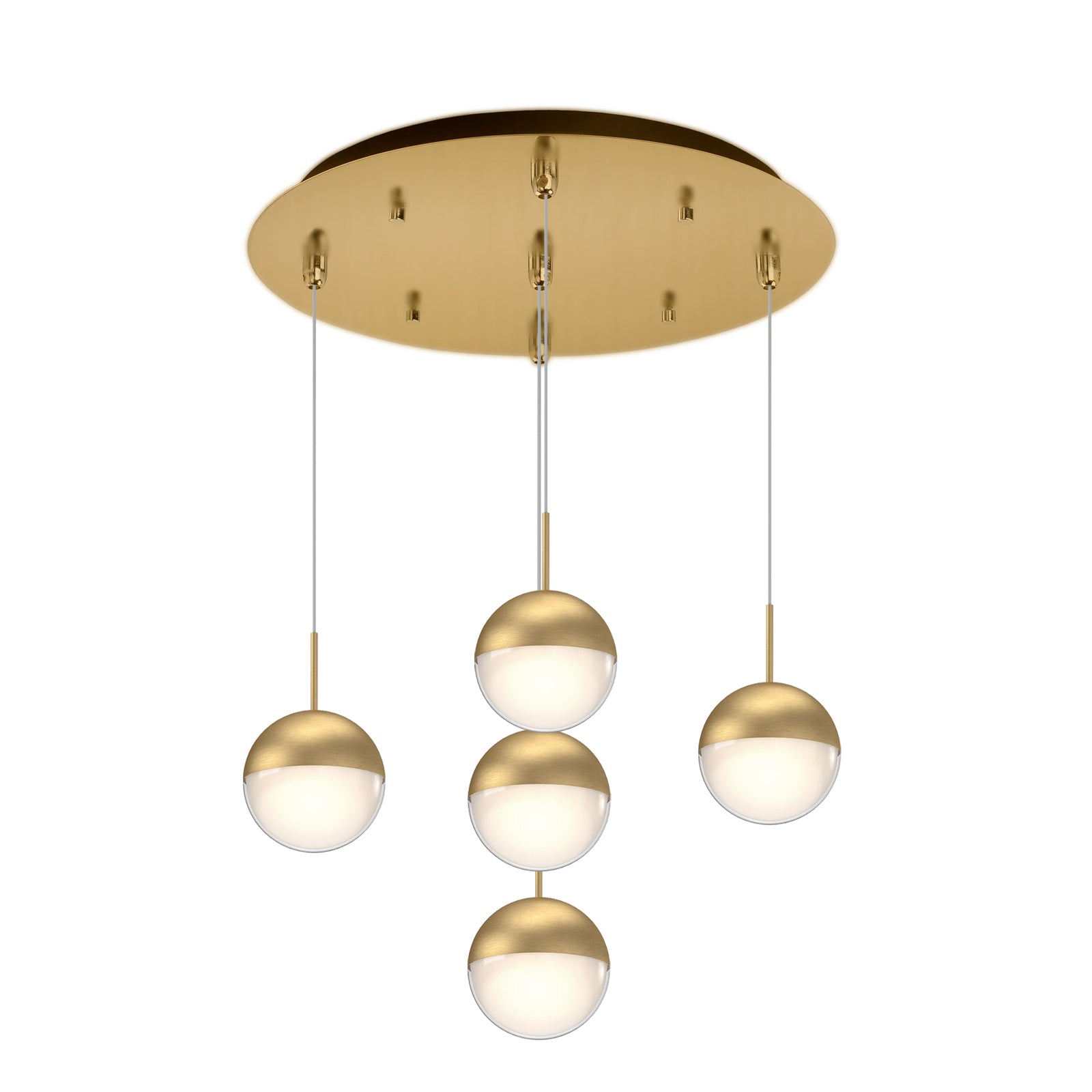 Pluto 14" 5-Light Multi Pendant