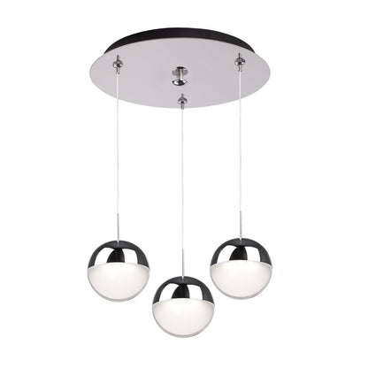 Pluto 12" 3-Light Multi Pendant