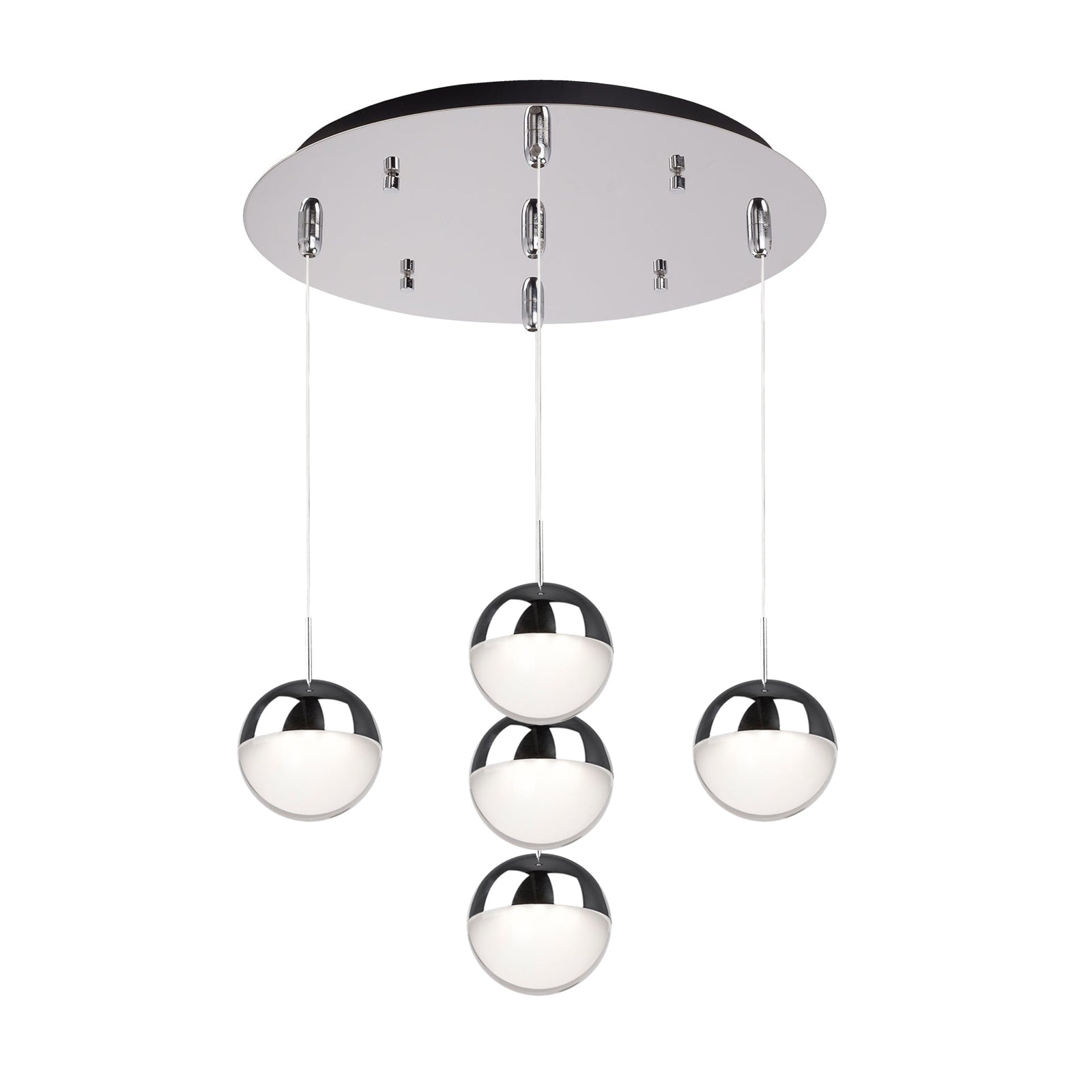 Pluto 14" 5-Light Multi Pendant