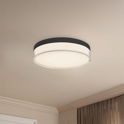 Quara 7" dimmable LED Flush Mount