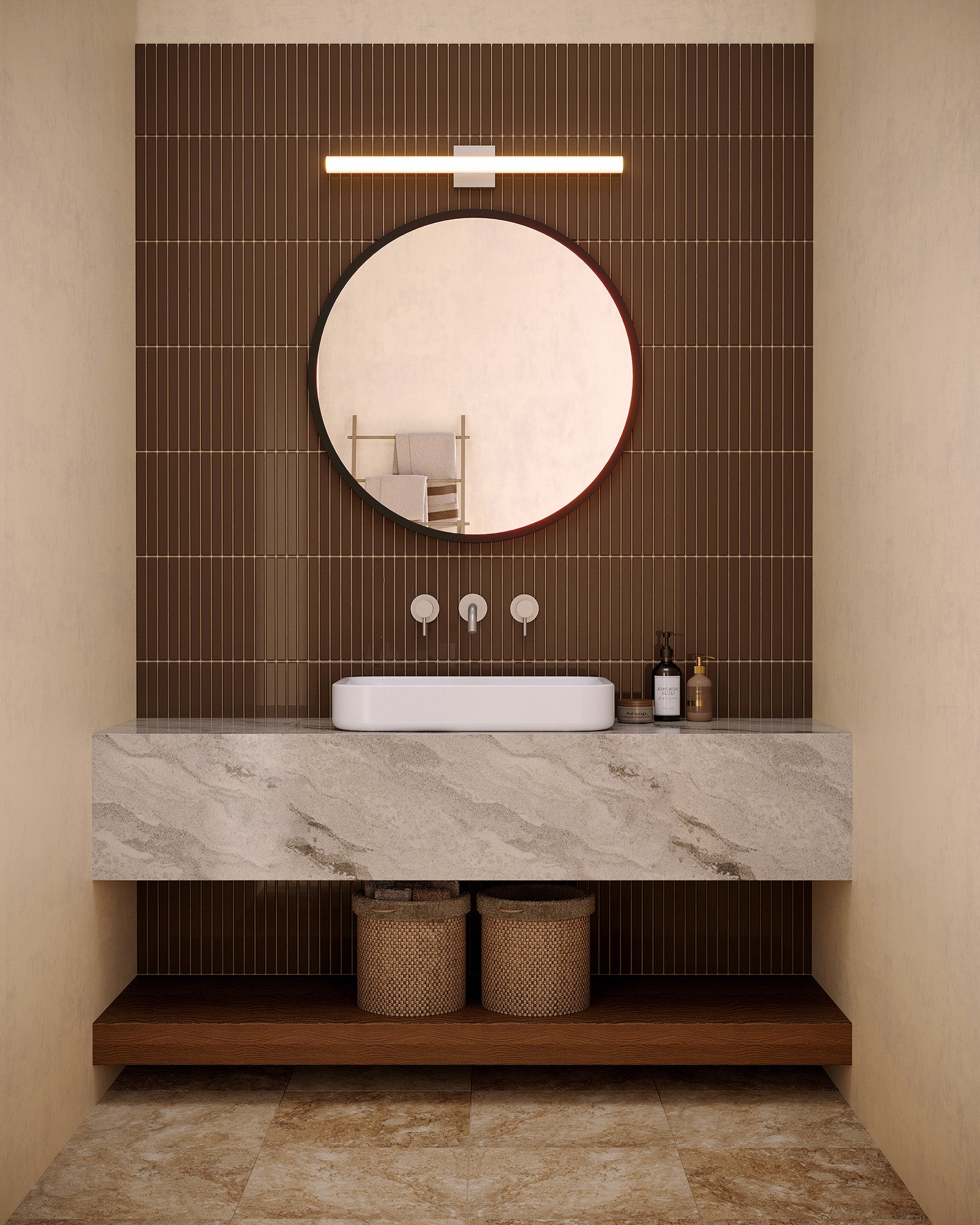 Rico 30" dimmable LED Wall Sconce