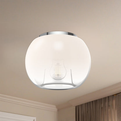 Samar 8" 1 Light Flush Mount