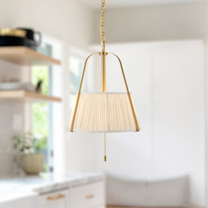 Scout 13" Gold Pendant