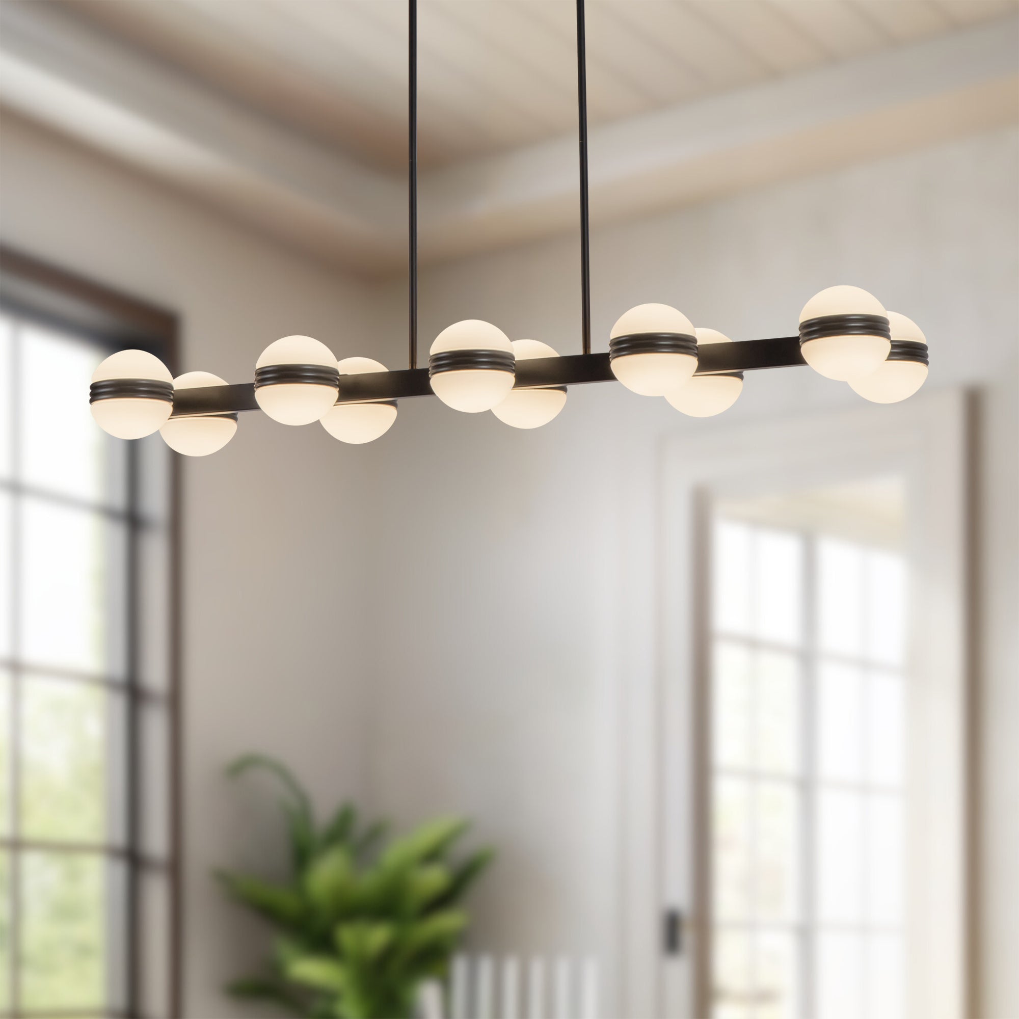 Selene 4-ft dimmable LED Linear Pendant