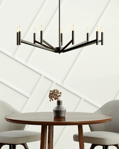 Vector Nine Light Chandelier