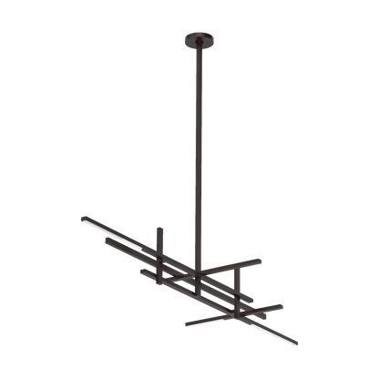 Cityscape Stacked X-Large Linear Chandelier