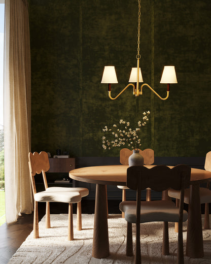 Sloan 30" Gold Chandelier