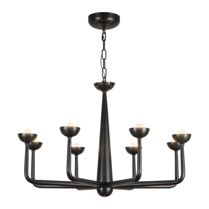 Spade 30" dimmable LED Chandelier