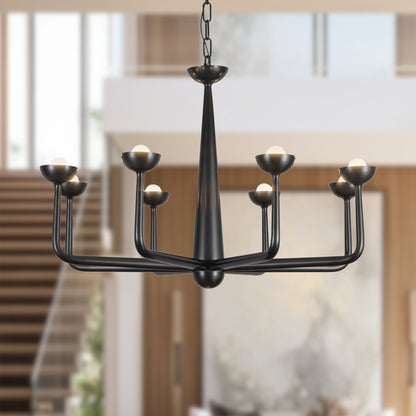 Spade 30" dimmable LED Chandelier
