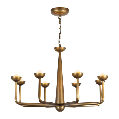 Spade 30" dimmable LED Chandelier
