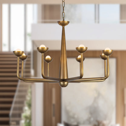 Spade 30" dimmable LED Chandelier