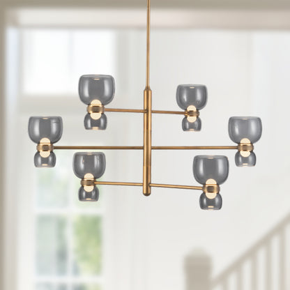 Sutton 36" dimmable LED Chandelier