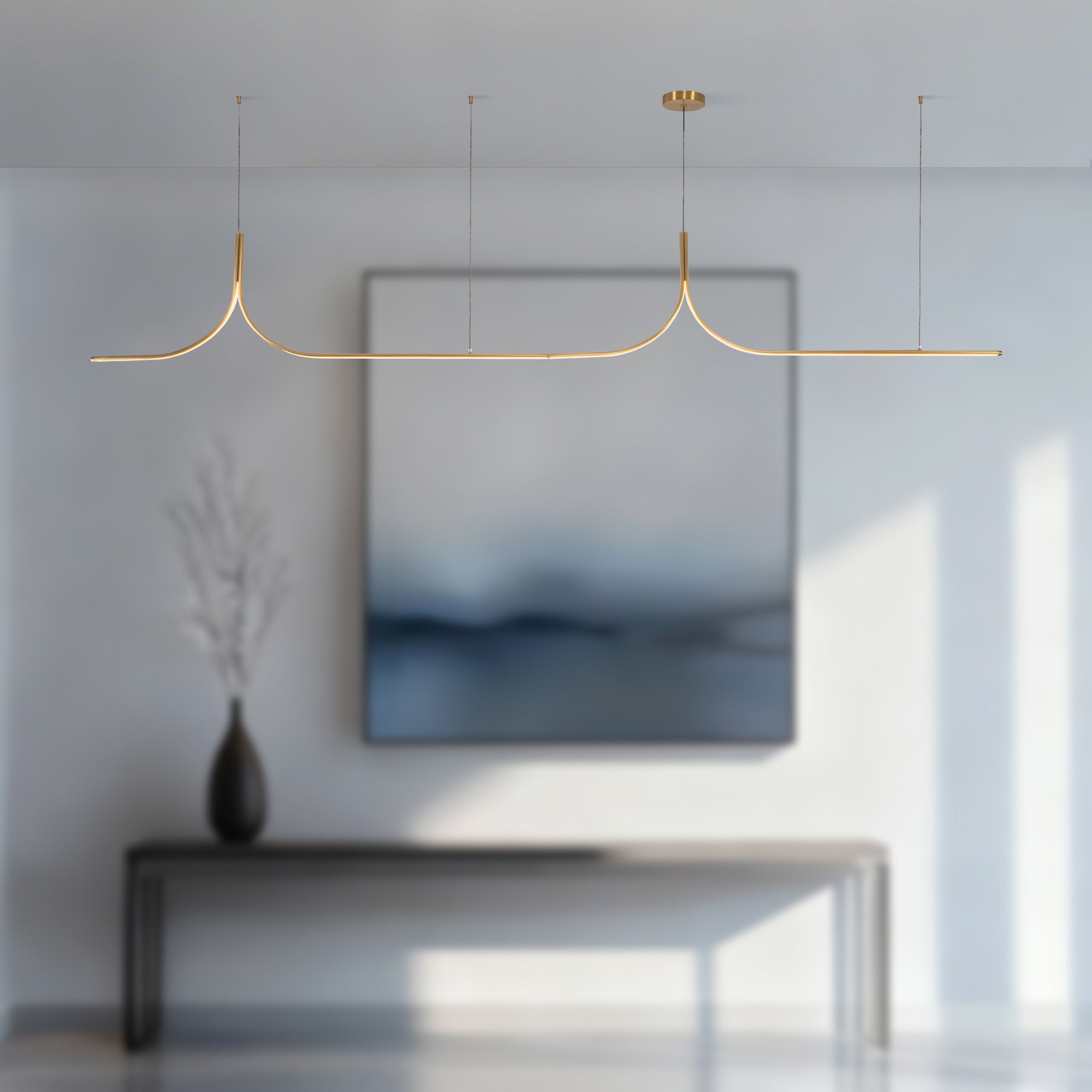 Thread 10-ft dimmable LED Linear Pendant with Remote Driver