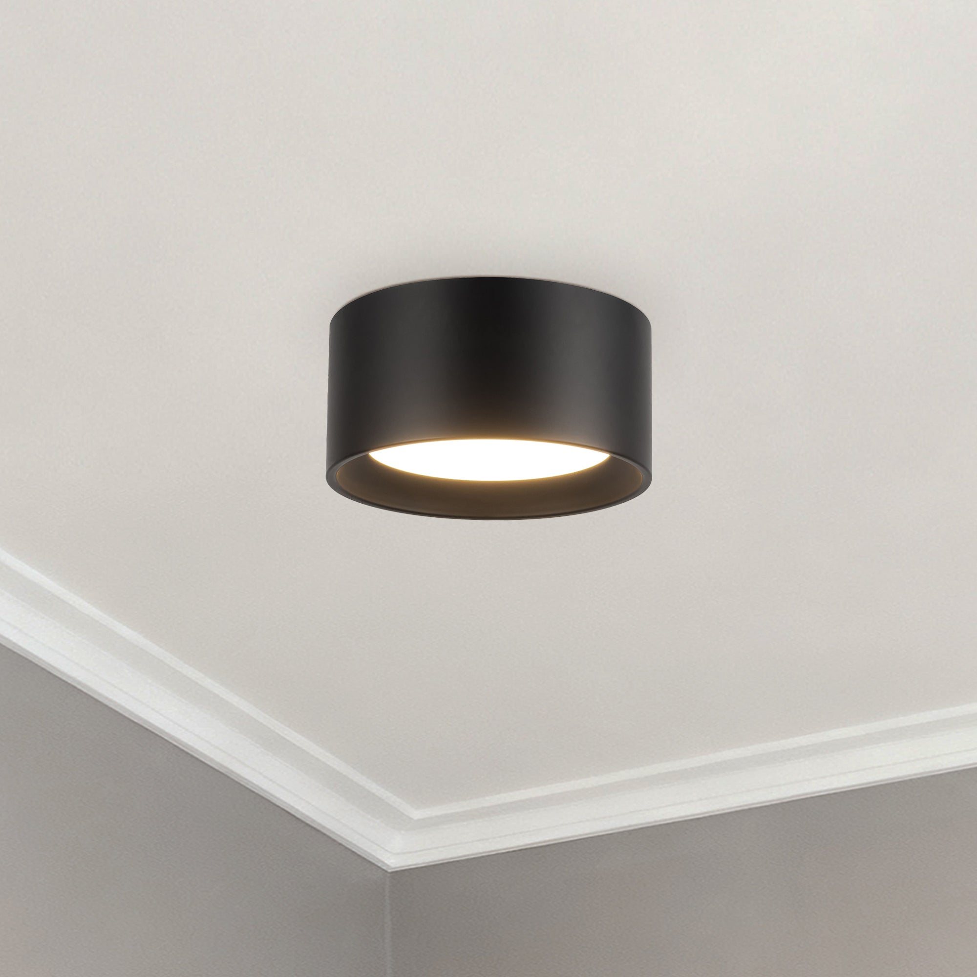 Uma 7" dimmable LED Semi-Flush Mount